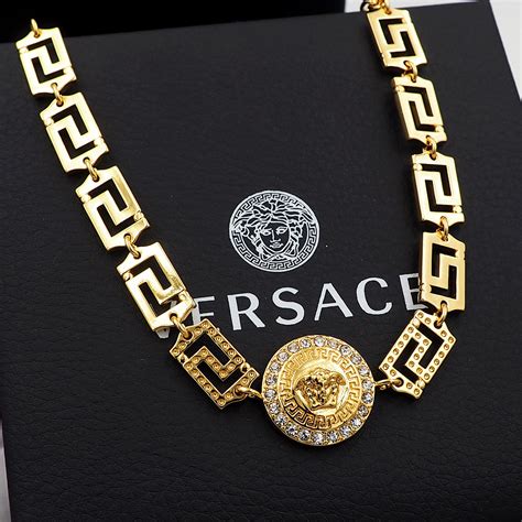 versace imitation necklace.